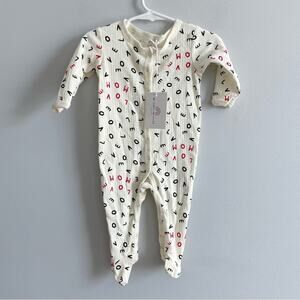 Willow + Whimsey By Bon Bebe One Piece Jumper Sleeper Love Mom Alphabet Soup 3-6